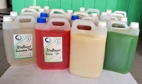 Productos de limpieza elaborados